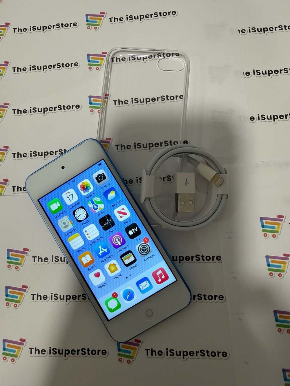 Apple iPod Touch 7th Gen 128GB Blue Bluetooth Headphones 1YR Warranty - Picture 2 of 7